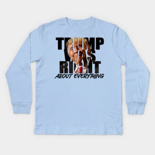 Trump for President Kids Long Sleeve T-Shirt